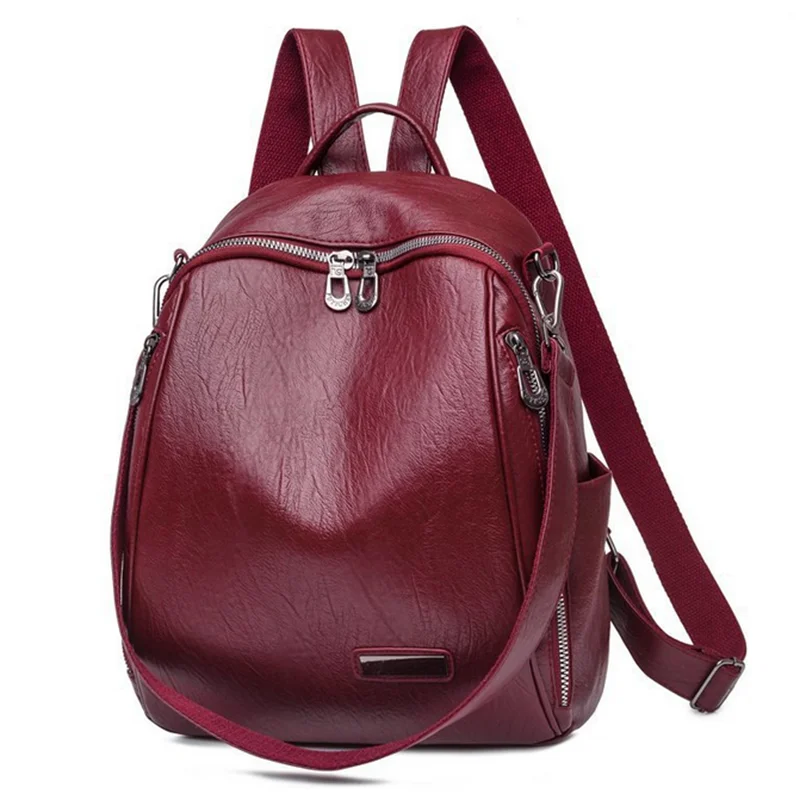 Nylon Women's Backpack Shoulder Bag Girl Schoolbag Rucksack