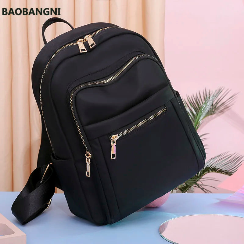 Women's Oxford Schoolbag Rucksack Shoulder Bag