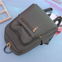 Women's Oxford Backpack Shoulder Bag Schoolbag Rucksack