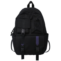 Gray Youth Unique School Bag Unisex High Street Style Personality