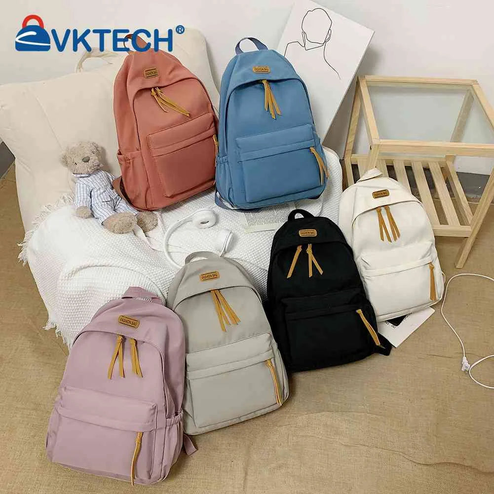 Teenager Boys Girls School Bookbag College Backpack Large Capacity Nylon