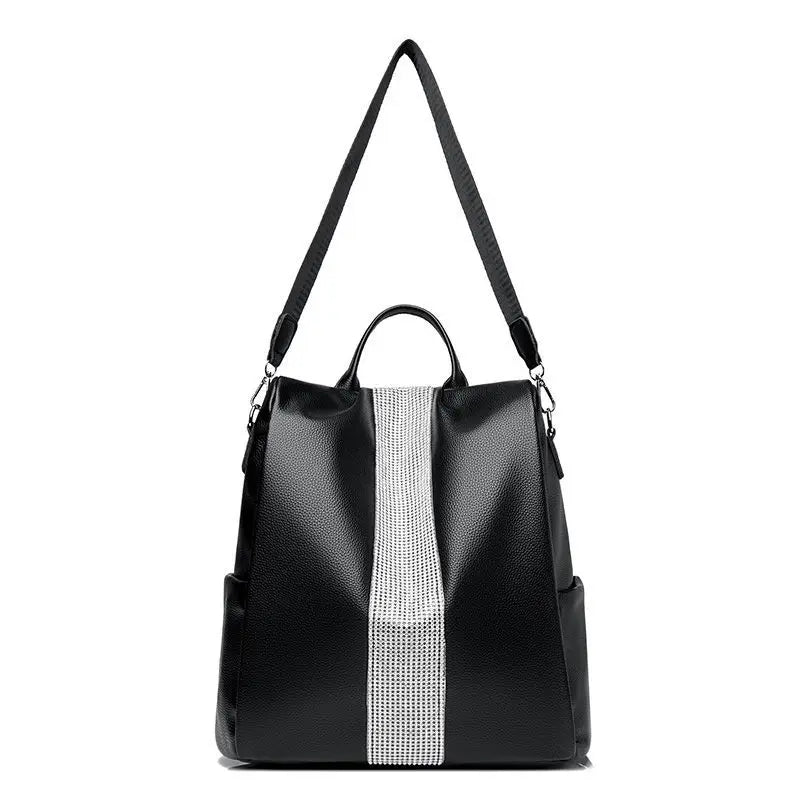 Waterproof Backpack for Women School Bags Solid Travel Bag Multi-Function Bag