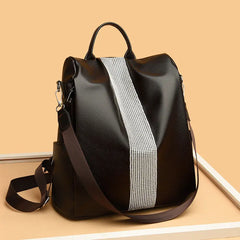 Waterproof Backpack for Women School Bags Solid Travel Bag Multi-Function Bag