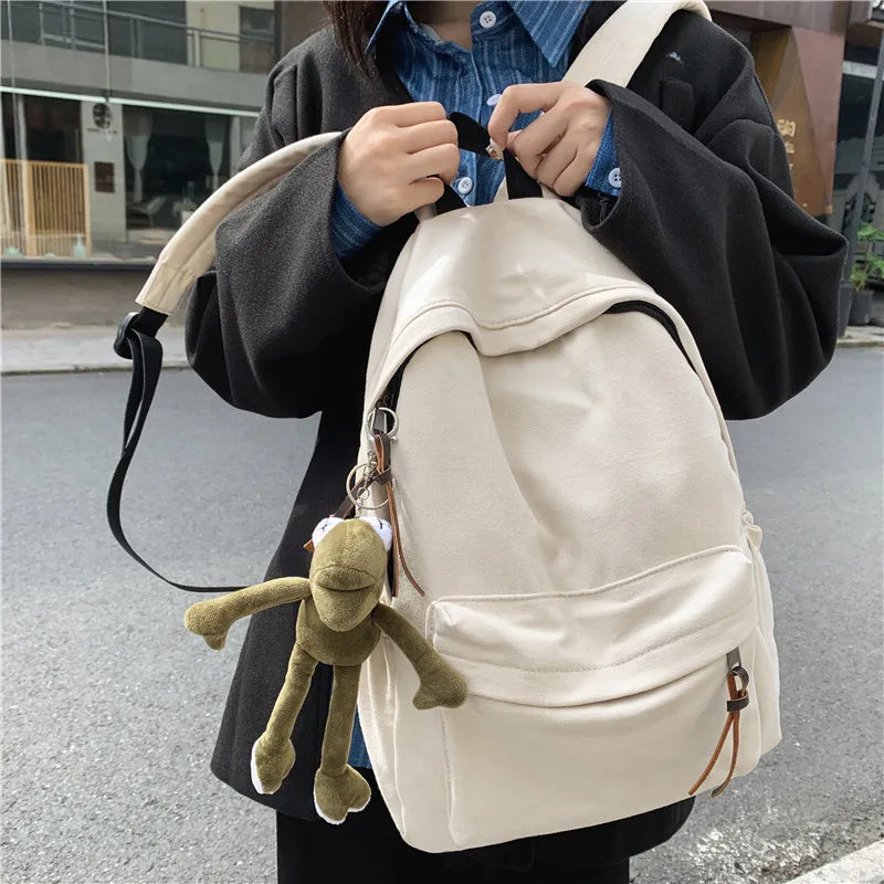 Waterproof Student Schoolbag Men Women Teenage Girls School Rucksack