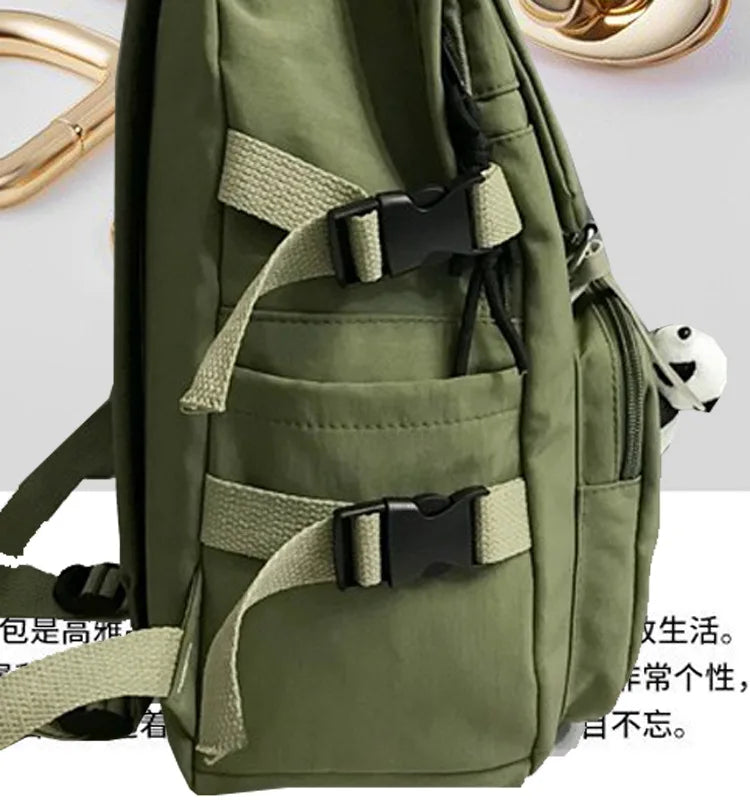 Waterproof Women Backpack Nylon Shoulder Bag Female Bagpack Large School Backpac