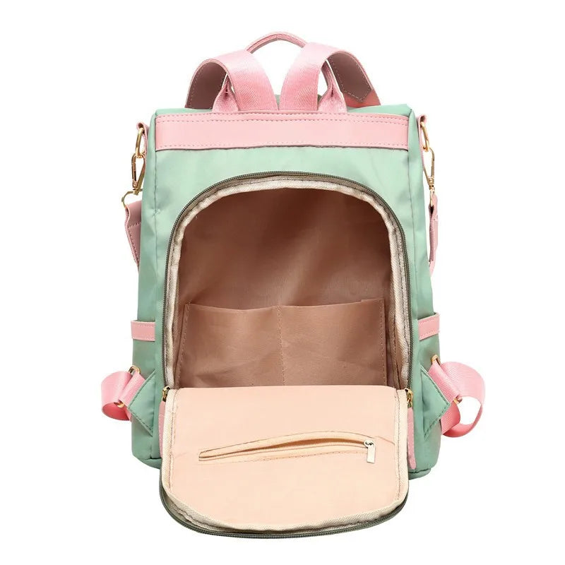 Women's Candy Shoulder Bag Oxford Cloth School Backpack