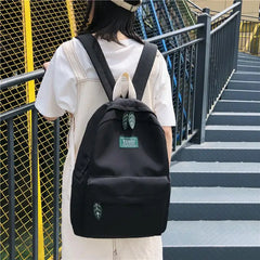 Nylon Waterproof Shoulder Bag School Backpack Rucksack