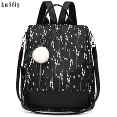 Women Oxford Cloth Shoulder Bag School Travel Backpack Mochila Feminina
