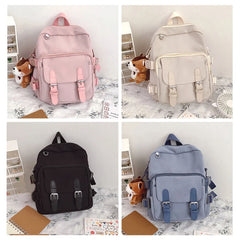 Small Backpack Women Shoulder Bag Multi-Function Bagpack