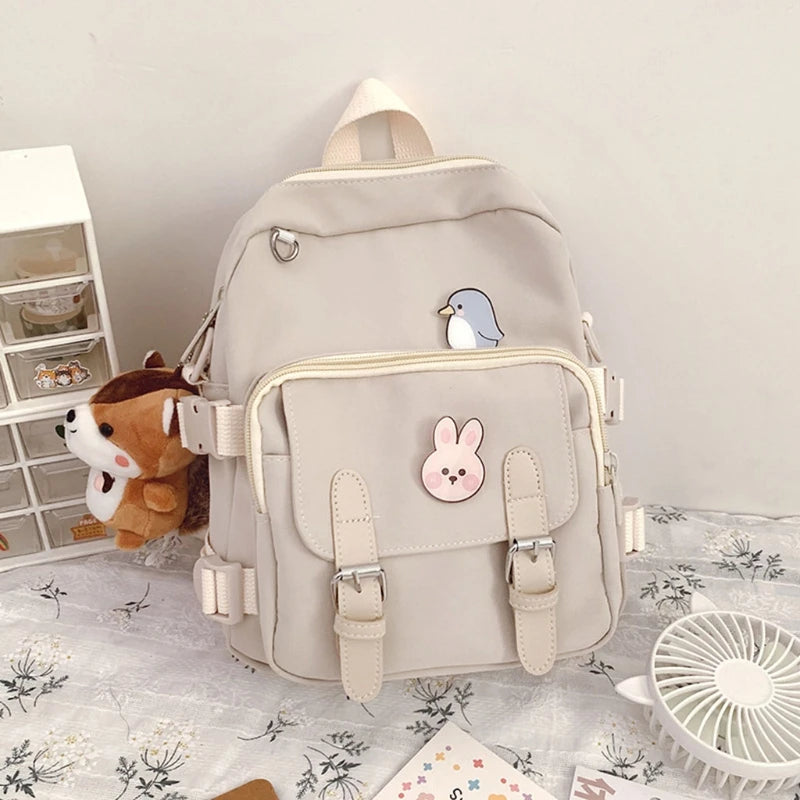 Small Backpack Women Shoulder Bag Multi-Function Bagpack