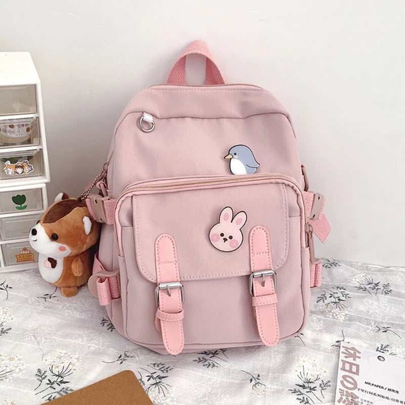 Small Backpack Women Shoulder Bag Multi-Function Bagpack