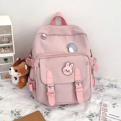Small Backpack Women Shoulder Bag Multi-Function Bagpack