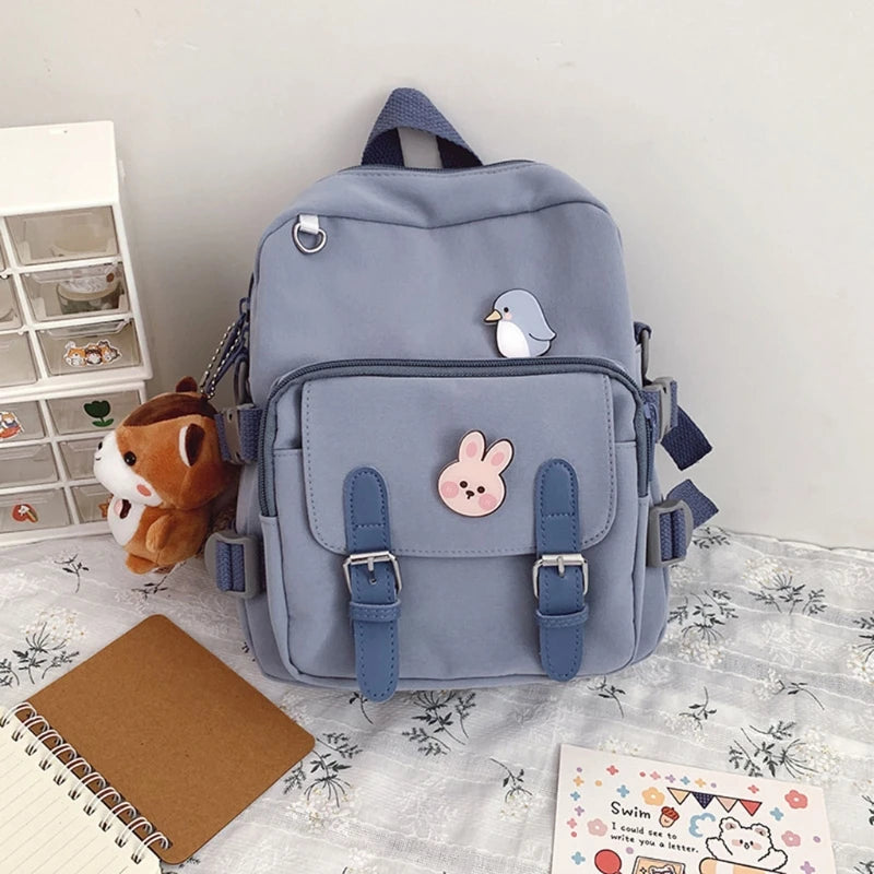 Small Backpack Women Shoulder Bag Multi-Function Bagpack