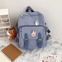 Small Backpack Women Shoulder Bag Multi-Function Bagpack