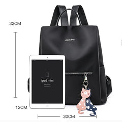 Women Waterproof Oxford Cloth School Bag for Girls