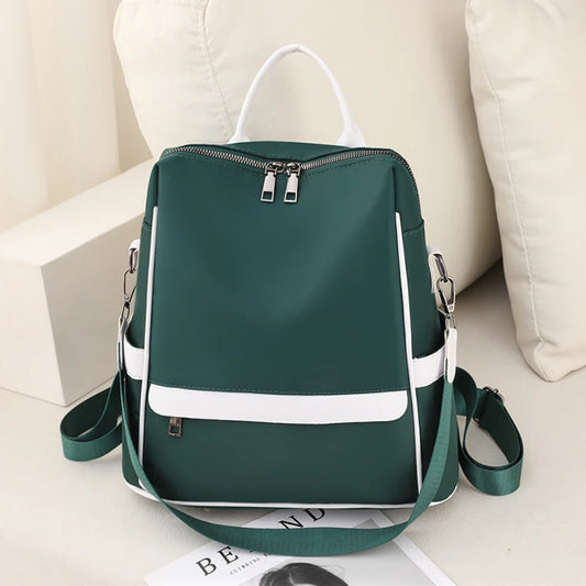 Waterproof Oxford Cloth Backpack for Women Girls School Bags Casual Travel