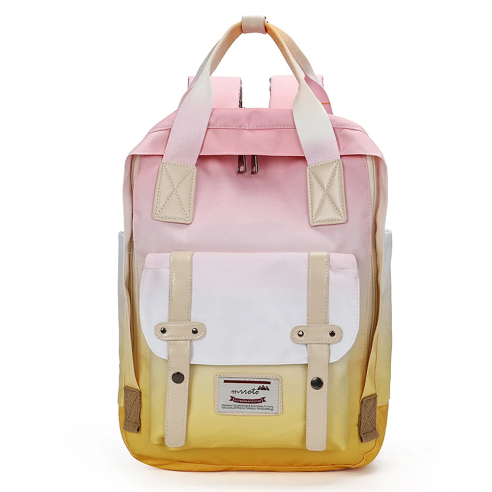 Large Capacity Women's Backpack Schoolbag for Travel
