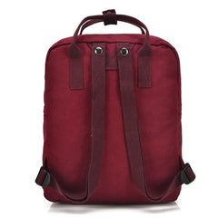 Women Oxford Casual Solid Students Preppy Backpack