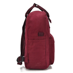 Women Oxford Casual Solid Students Preppy Backpack