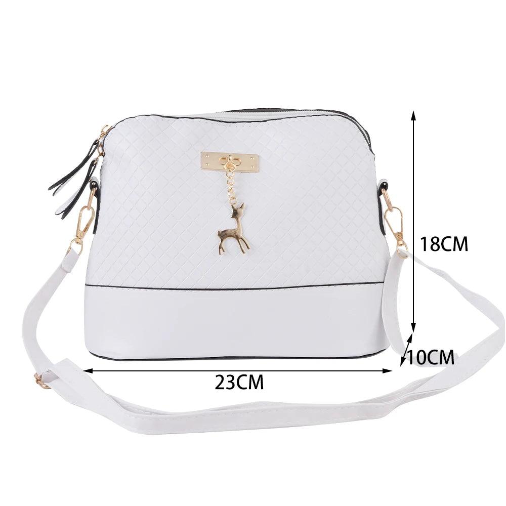 Deer Hot Messenger Bag Women Shoulder Handbag 23*9.5*18cm