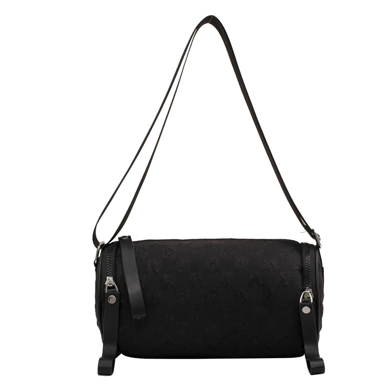 Women Diamond Lattice Leather Crossbody Handbag