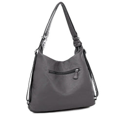 Women's Large Capacity Shoulder Bag Soft Pu Leather Crossbody Bag