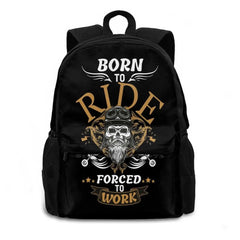 Vintage Motorcycle Backpack - Funny Ride Humour
