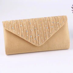 Diamonte Clutch Envelope Shoulder Bag Handbag Wedding Bridal Prom Handbags