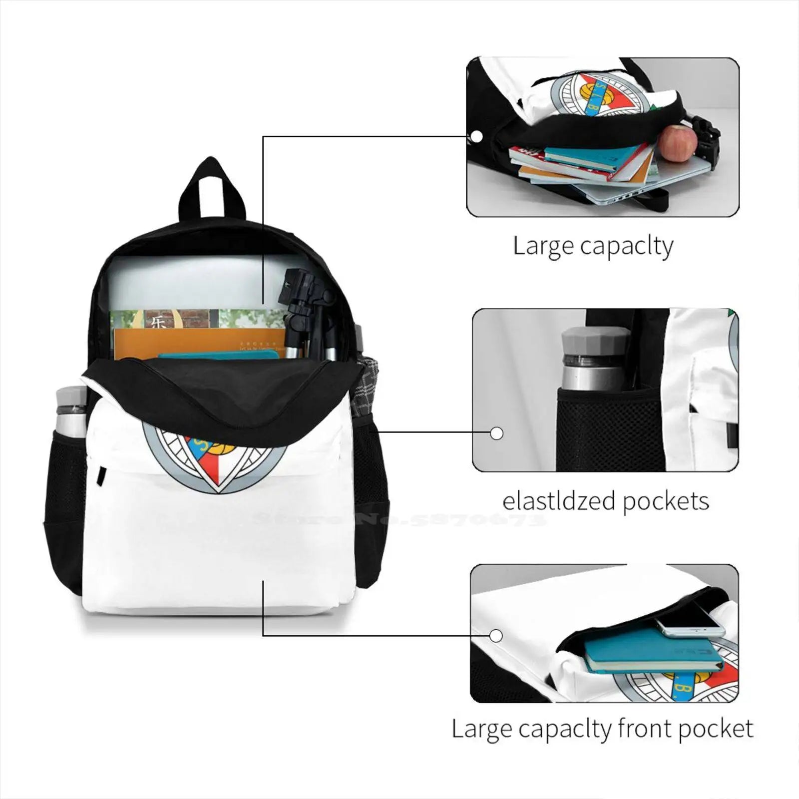 Waterproof Travel Laptop Backpack with USB