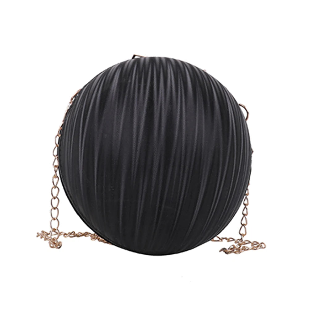 Candy Chain Shoulder Bag PU Leather Small Purse Crossbody Bag