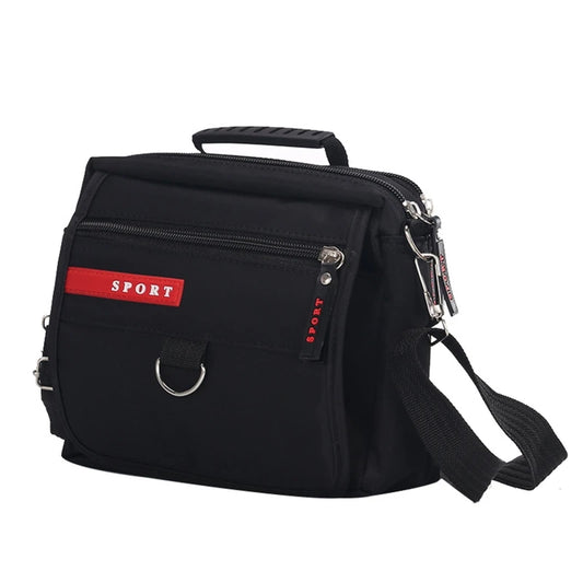 Nylon Messenger Crossbody Bag for Women Men