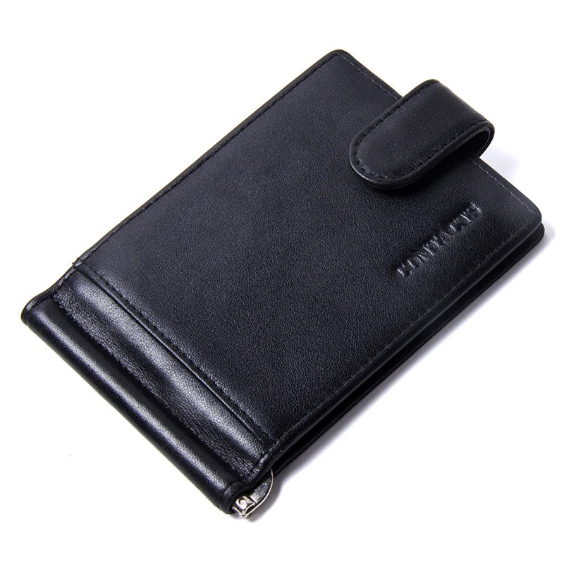 High Leather Men Wallets Hasp Mini Purse Vintage Men Wallet