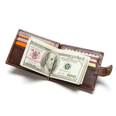 High Leather Men Wallets Hasp Mini Purse Vintage Men Wallet