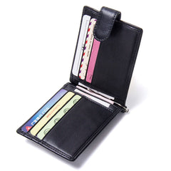 High Leather Men Wallets Hasp Mini Purse Vintage Men Wallet