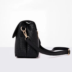 Women's PU Leather Shoulder Bag Crossbody Messenger Handbag Purse
