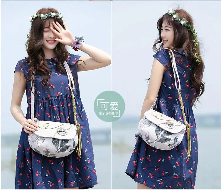 Bohemian Appliques Small Shopping Cover bags!