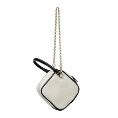 Canvas Shoulder Bag Chains Crossbody Small Female Purse