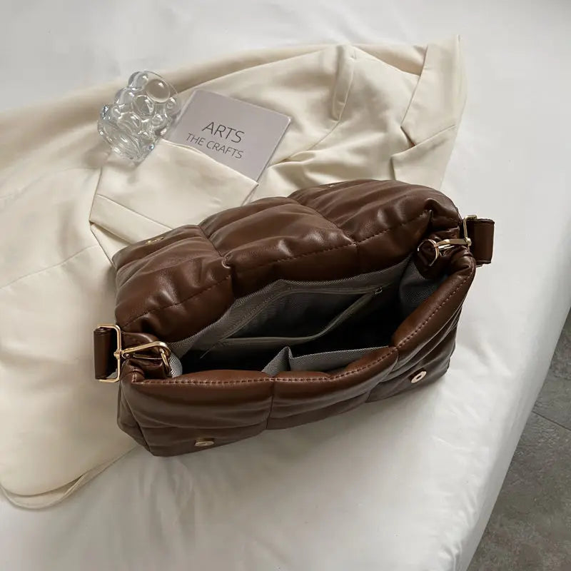 Winter Large Capacity Cotton Shoulder Bag