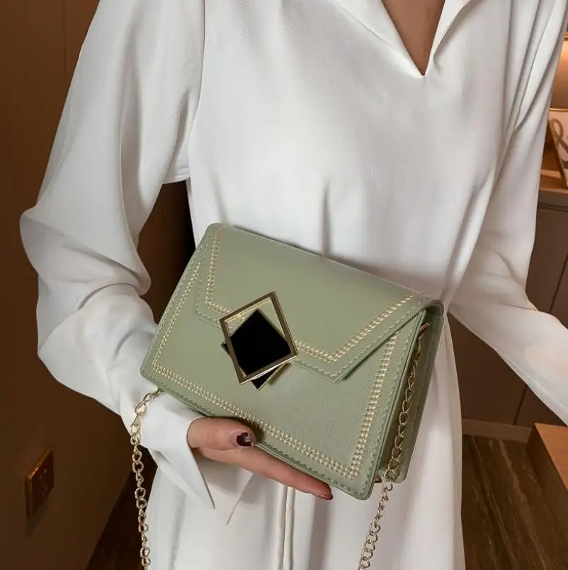 Women's Shoulder Bag Large Capacity Messenger Bag Chain Small Square Bag