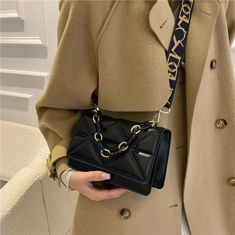Crossbody Shoulder Bag High Flap Messenger Bag Ins Style for Women