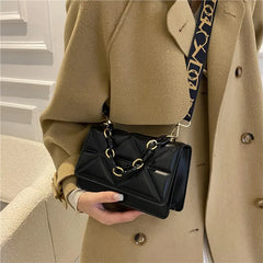 Crossbody Shoulder Bag High Flap Messenger Bag Ins Style for Women