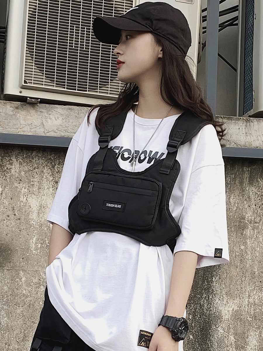 Tactical Vest Bag Casual Couple Shoulder Bag