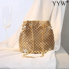 Blingbling Bucket Bag Women Clutch Handbag