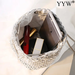 Blingbling Bucket Bag Women Clutch Handbag