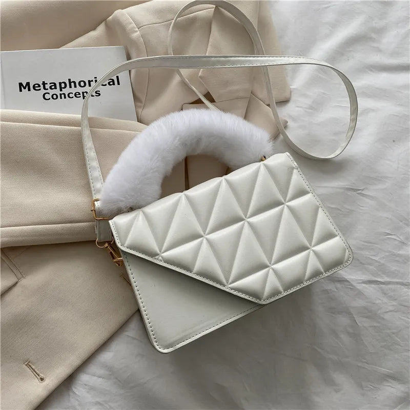 Women's Small Crossbody Bag Lightweight PU Leather Messenger Handbag Purse
