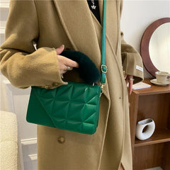 Women's Small Crossbody Bag Lightweight PU Leather Messenger Handbag Purse