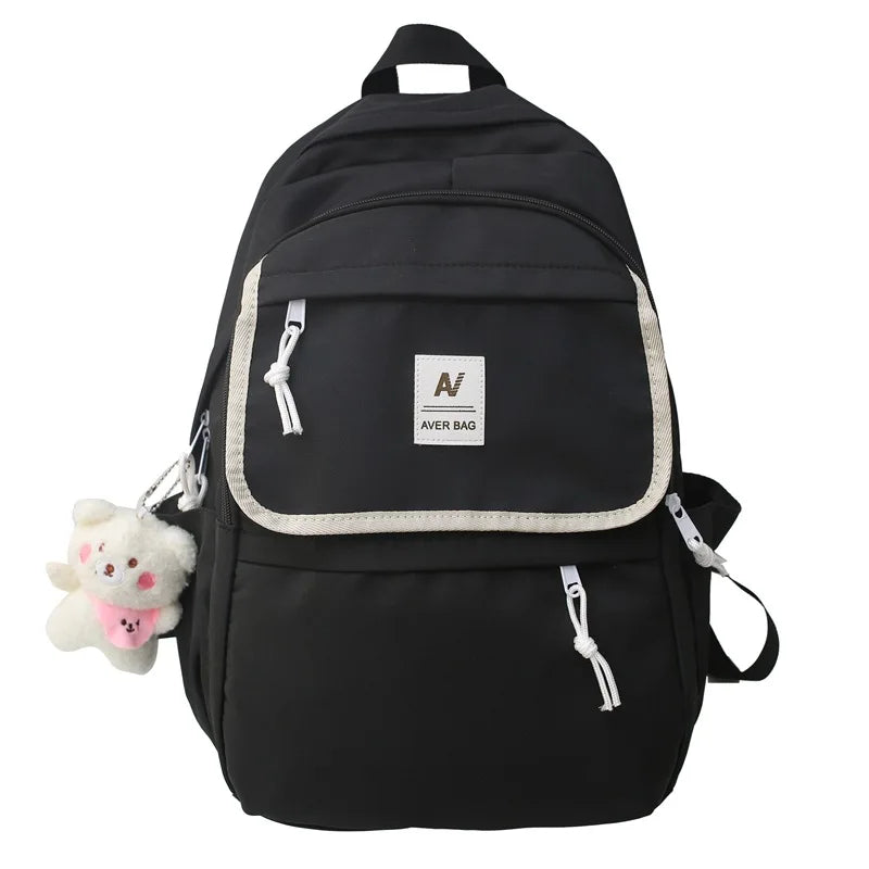 Breathable Backpack Women's Bag Large Capacity Schoolbag for Student