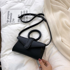 Bright Crossbody Bags PU Leather Chest Shoulder Bag Women Female