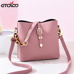 Chains Crossbody Bag Women Shoulder Bag Belt lock Handbag