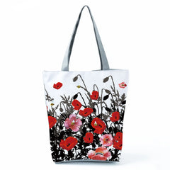 Butterfly Printed Handbags Portable High Capacity Animal Women Shoulder Bag